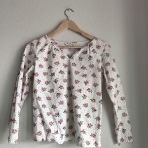 Brooks Brothers cotton v-neck top